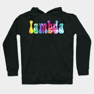 Tie Dye Lambda Hoodie